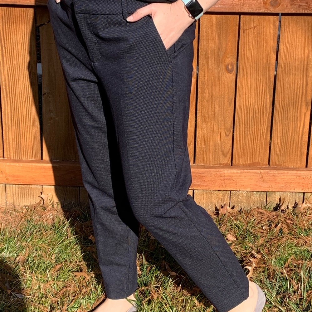 Navy Liverpool trousers